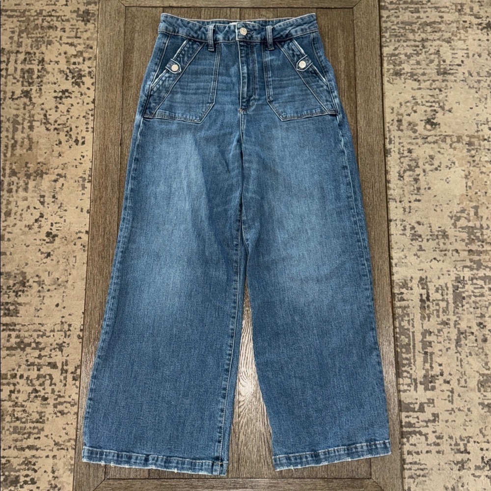Paige Harper Ankle Loren Pocket Jeans Brinley